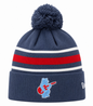 Chicago Cubs New Era Navy 2nd Alternate Guitar Bear Cuffed Knit Hat with Pom