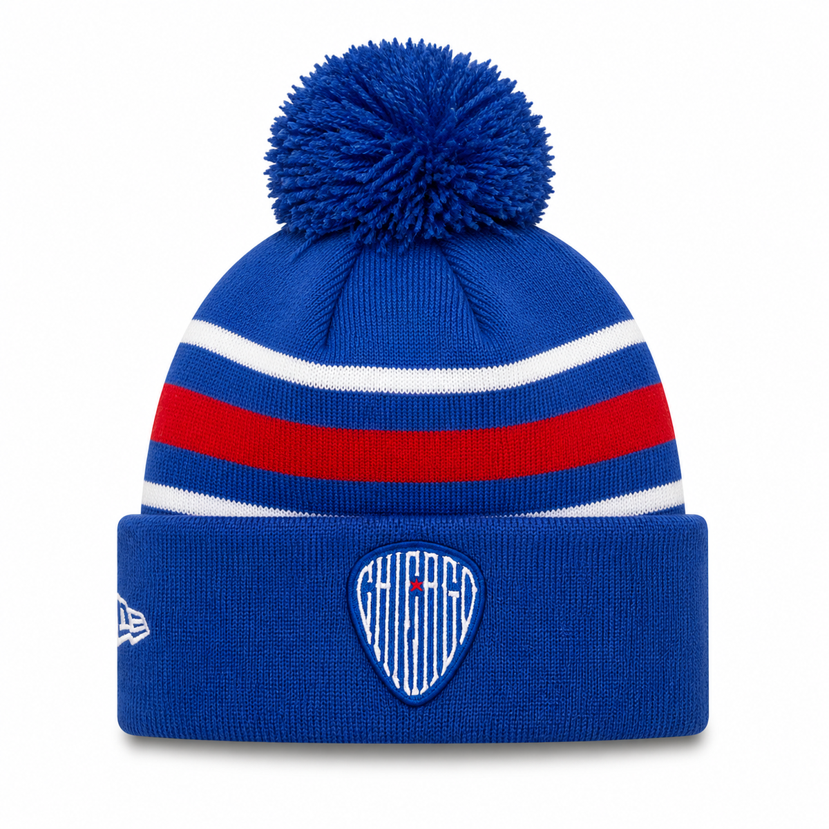 Chicago Cubs New Era Royal 2nd Alternate Cuffed Knit Hat with Pom