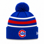 Chicago Cubs New Era Royal 2nd Alternate Cuffed Knit Hat with Pom