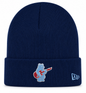 Chicago Cubs New Era Navy Guitar Bear Cuffed Knit Hat