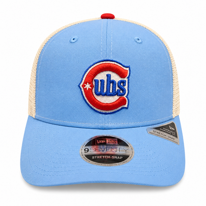 Chicago Cubs New Era Sky Blue/Red Alternate 2 9SEVENTY Trucker Hat