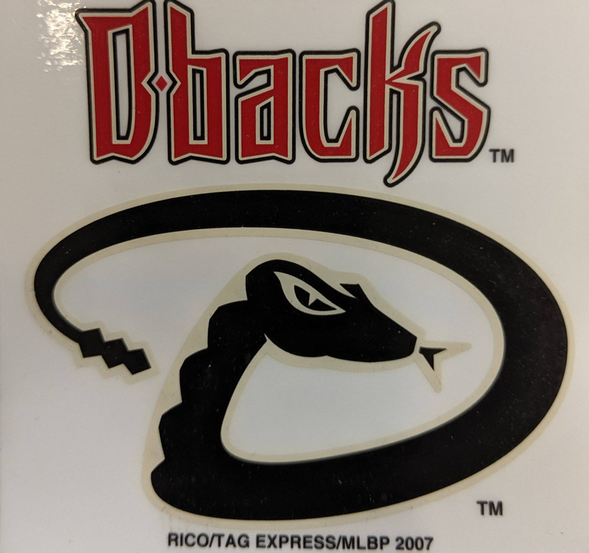 Arizona Diamondbacks Rico MLB Small Static Decal