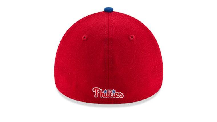 Mens MLB New Era Philadelphia Phillies Team Classic 39THIRTY Flex Fit Hat