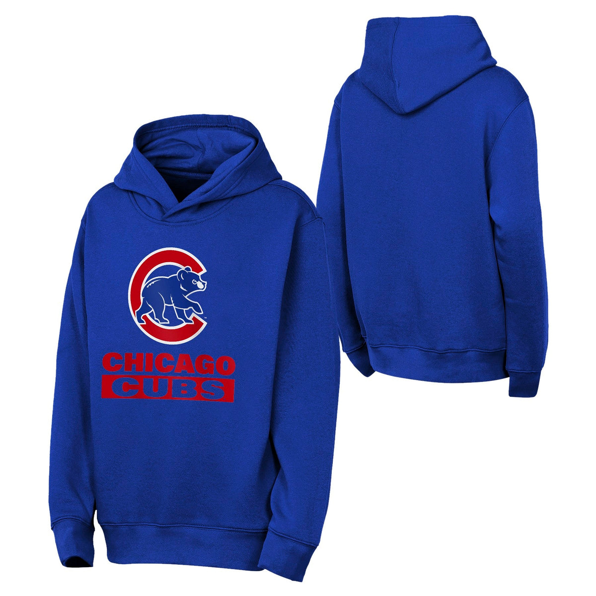 Chicago Cubs Youth Back to Basics Blue Hoodie