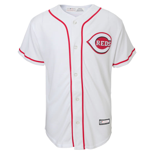 Youth Cincinnati Reds Elly De La Cruz MLB Home Replica Screen Print Jersey