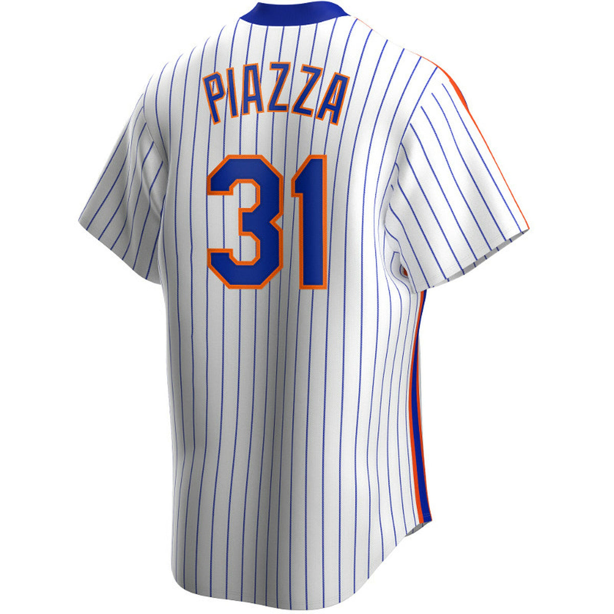 Men's Nike Mike Piazza New York Mets Cooperstown Collection Royal Pinstripe Replica Jersey