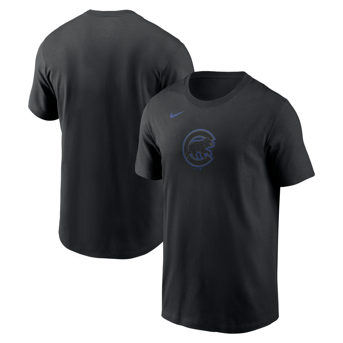 Camiseta Nike Shoot For The Sky negra de los Chicago Cubs para hombre
