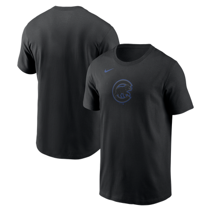 Camiseta Nike Shoot For The Sky negra de los Chicago Cubs para hombre