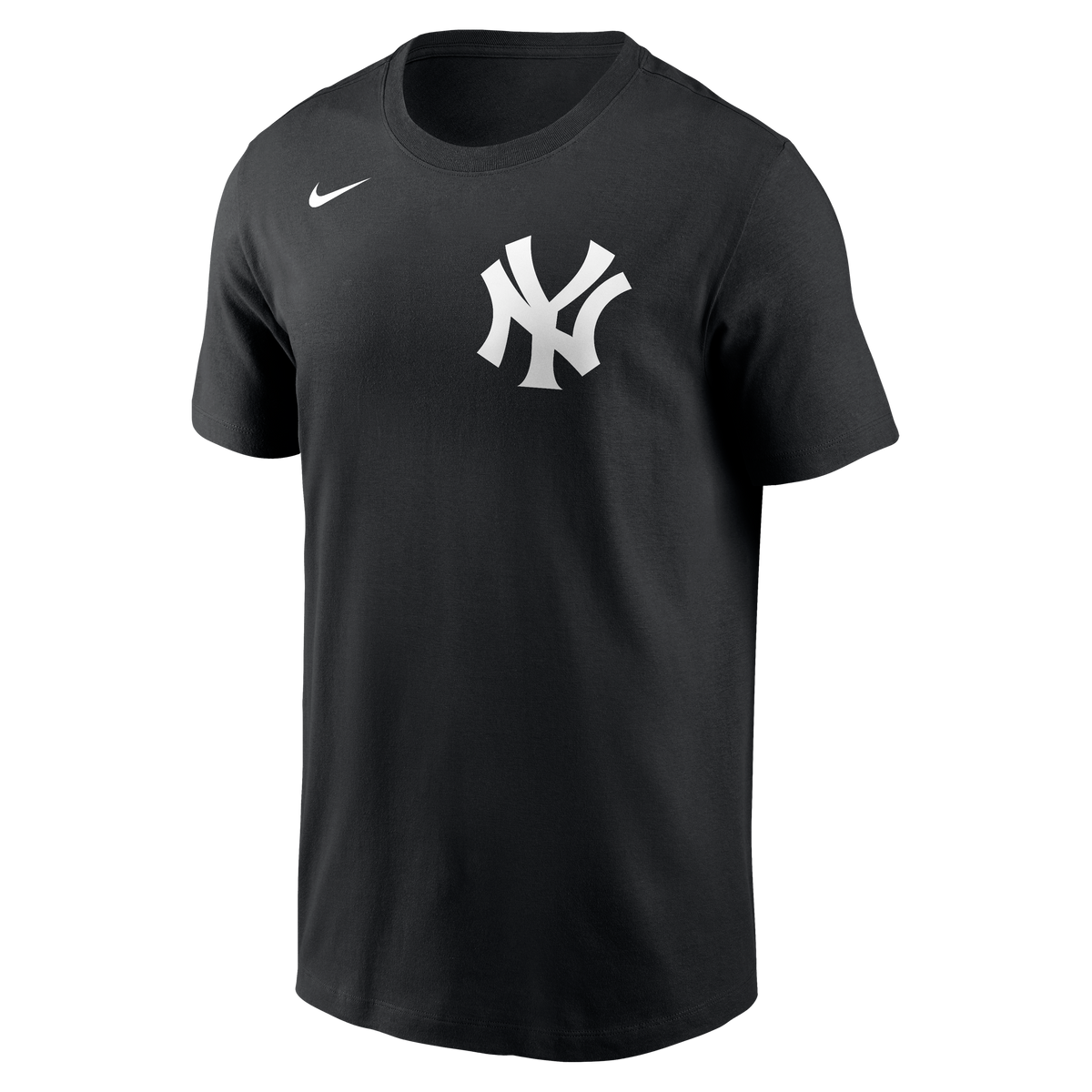 Camiseta negra de hombre New York Yankees Nike con logotipo de texto