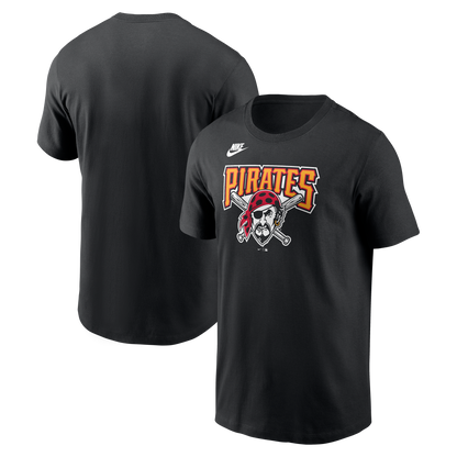 Men's Pittsburgh Pirates Nike Team Cooperstown Black T-Shirt