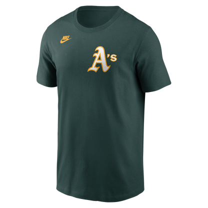 Men's Reggie Jackson Oakland Athletics Nike Green Name & Number T-Shirt