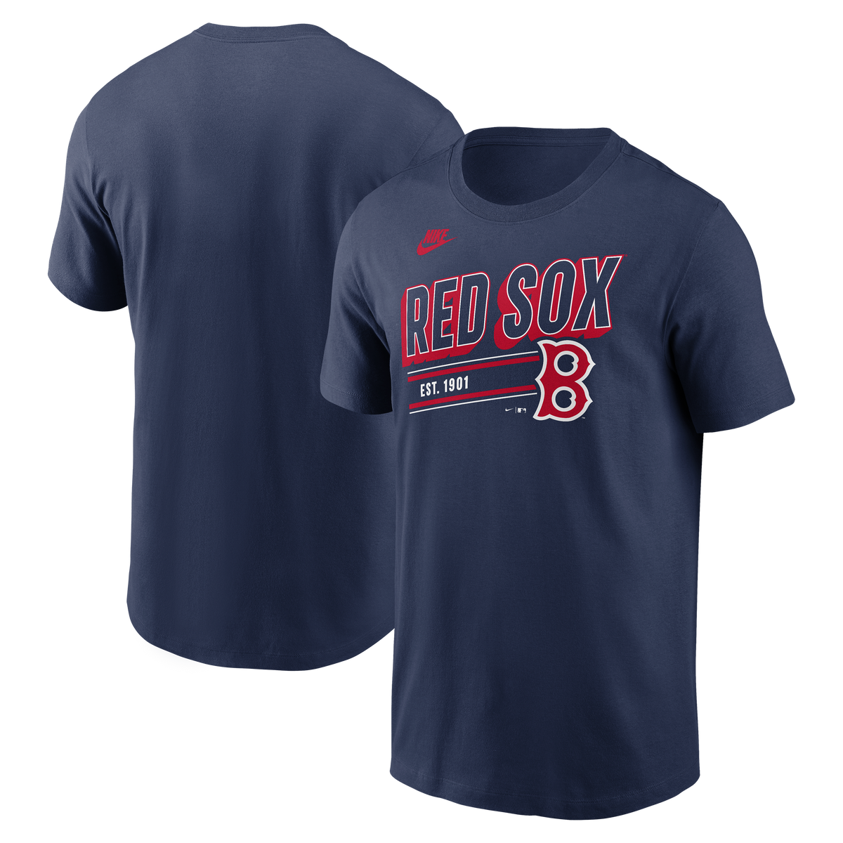 Men's Boston Red Sox Nike Navy Cooperstown Retro T-Shirt