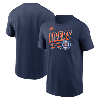 Men's Detroit Tigers Nike Navy Cooperstown Retro T-Shirt