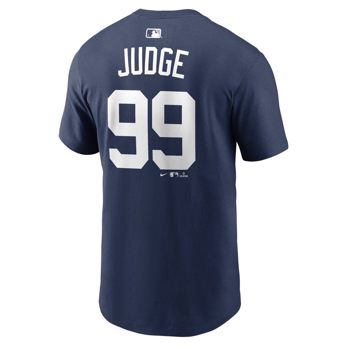 Men's Aaron Judge New York Yankees Nike Navy Name & Number T-Shirt