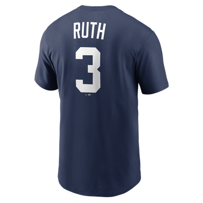 Men's Babe Ruth New York Yankees Nike Navy Name & Number T-Shirt