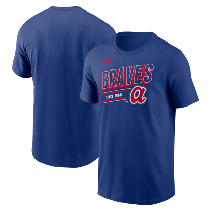 Men's Atlanta Braves Nike Royal Blue Cooperstown Retro T-Shirt