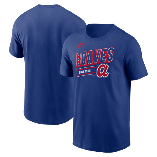 Men's Atlanta Braves Nike Royal Blue Cooperstown Retro T-Shirt