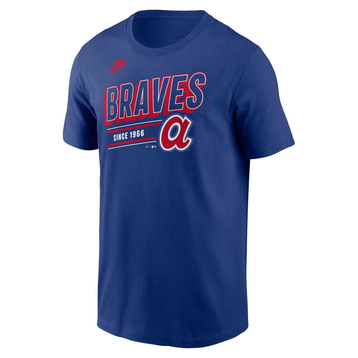 Men's Atlanta Braves Nike Royal Blue Cooperstown Retro T-Shirt
