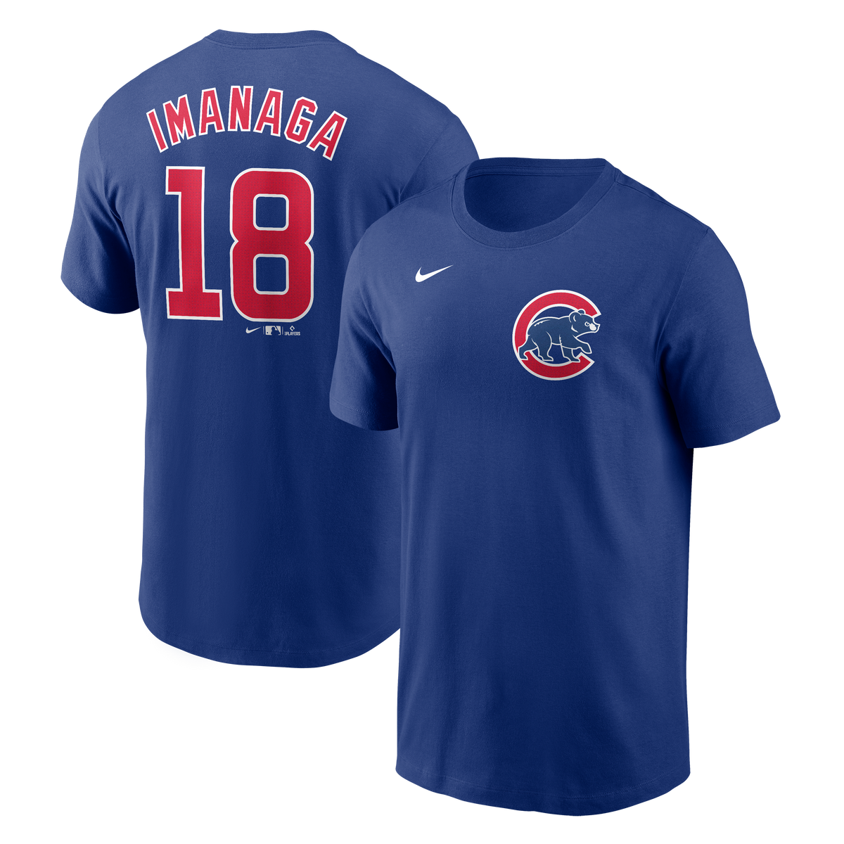 Men's Shota Imanaga Chicago Cubs Nike Royal Blue Name and Number T-Shirt