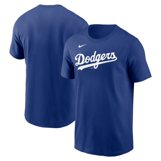 Men's Los Angeles Dodgers Nike Royal Blue Wordmark T-Shirt