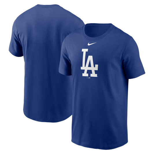 Men's Los Angeles Dodgers Nike Royal Blue Fuse Large Logo T-Shirt