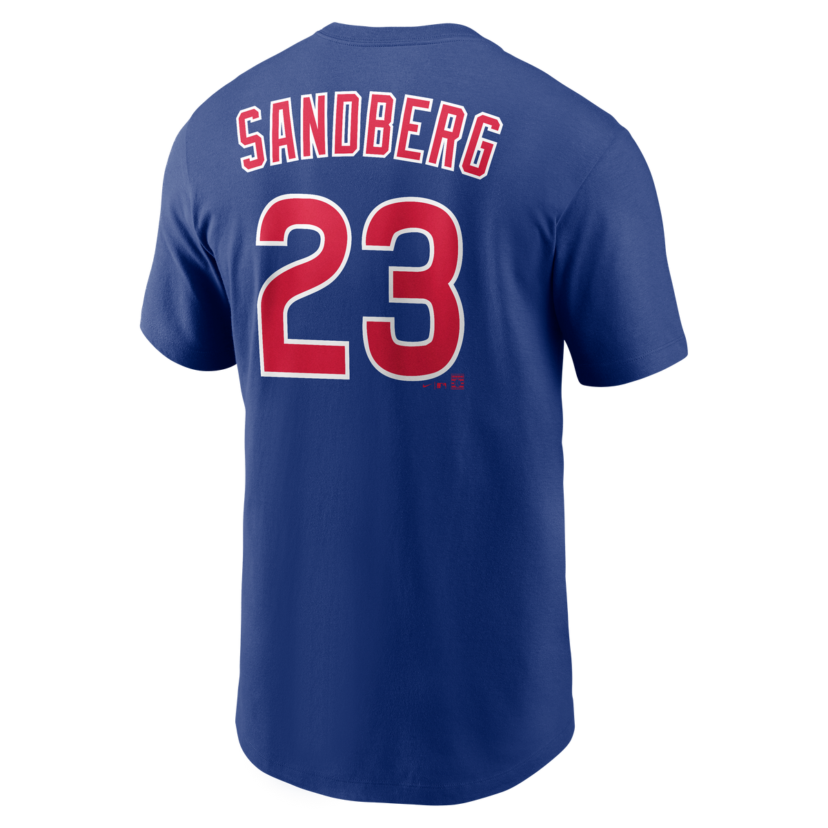 Men's Ryne Sandberg Chicago Cubs Nike Royal Blue Name & Number T-Shirt