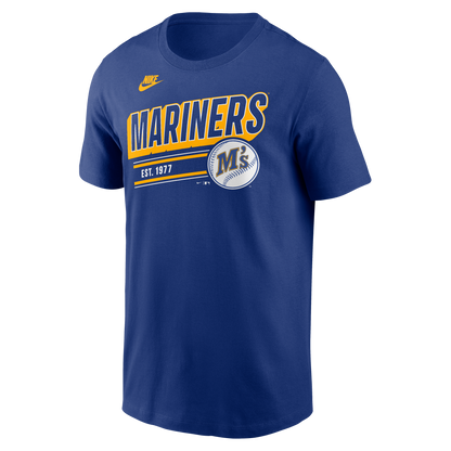 Men's Seattle Mariners Nike Royal Blue Retro T-Shirt