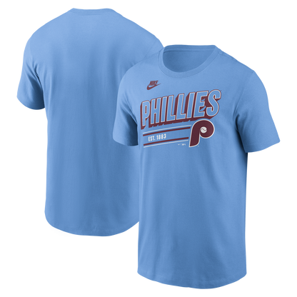 Men's Philadelphia Phillies Nike Valor Blue Cooperstown Retro T-Shirt