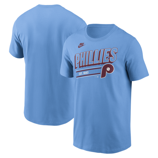 Men's Philadelphia Phillies Nike Valor Blue Cooperstown Retro T-Shirt