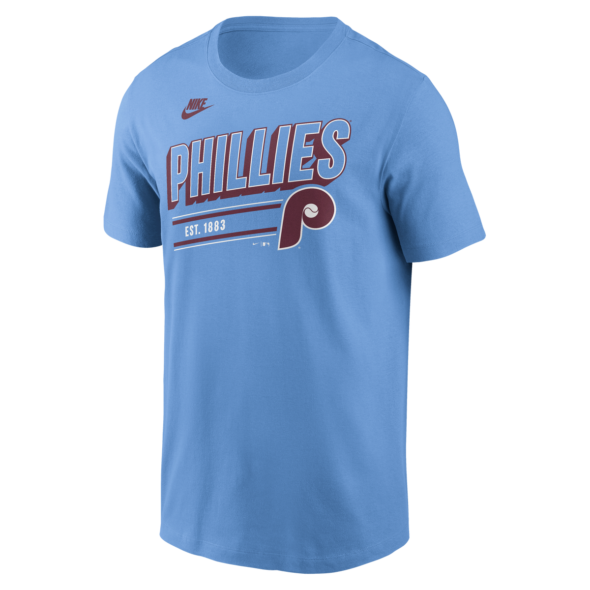 Men's Philadelphia Phillies Nike Valor Blue Cooperstown Retro T-Shirt