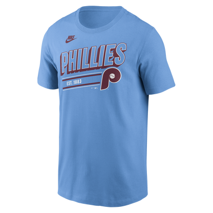 Men's Philadelphia Phillies Nike Valor Blue Cooperstown Retro T-Shirt