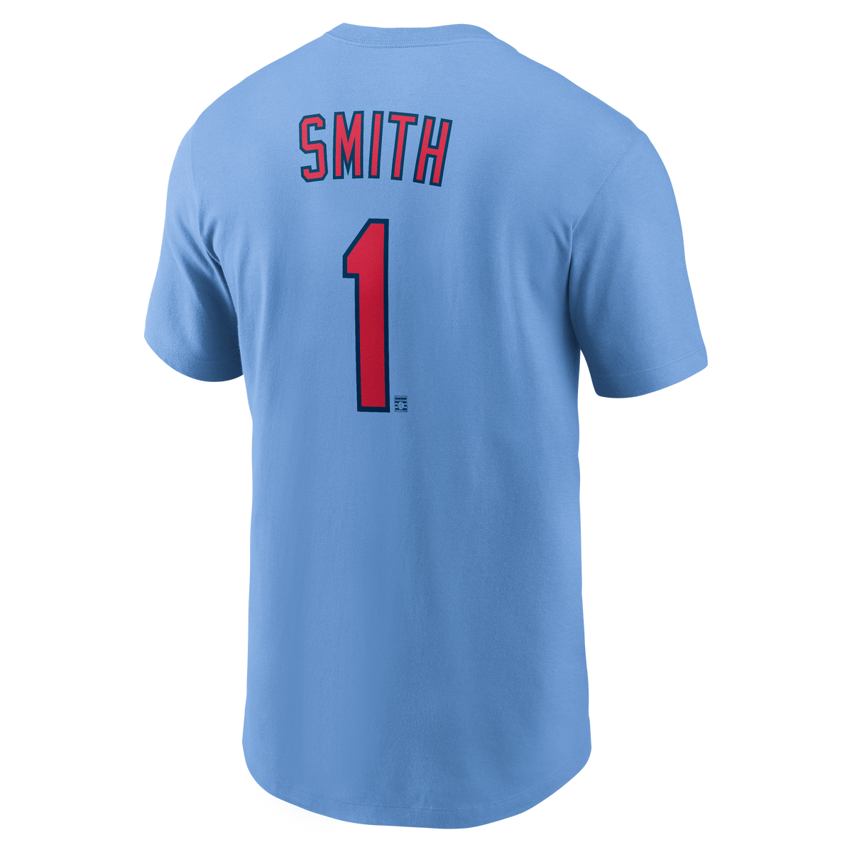 Men's Ozzie Smith St. Louis Cardinals Nike Valor Blue Name & Number T-Shirt