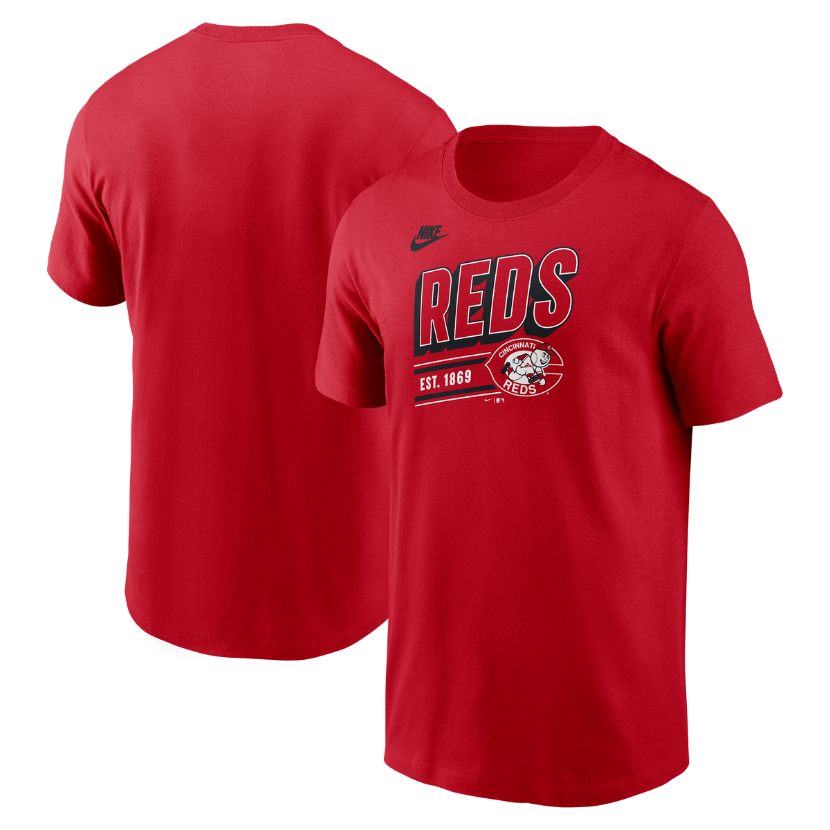 Men's Cincinnati Reds Nike Red Cooperstown Retro T-Shirt