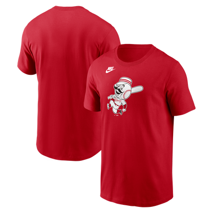 Men's Cincinnati Reds Nike Red Cooperstown Team Logo T-Shirt