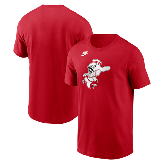 Men's Cincinnati Reds Nike Red Cooperstown Team Logo T-Shirt