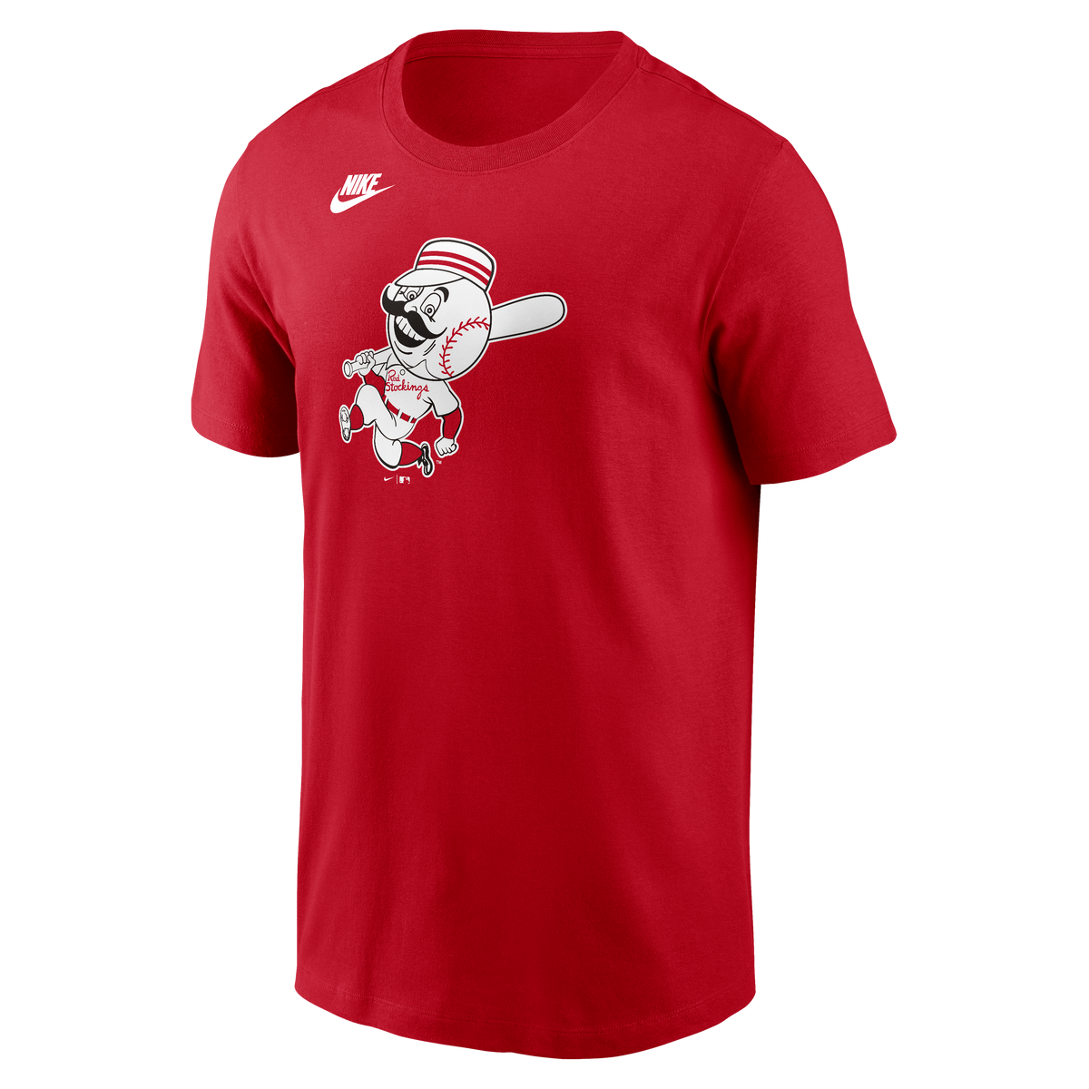 Men's Cincinnati Reds Nike Red Cooperstown Team Logo T-Shirt