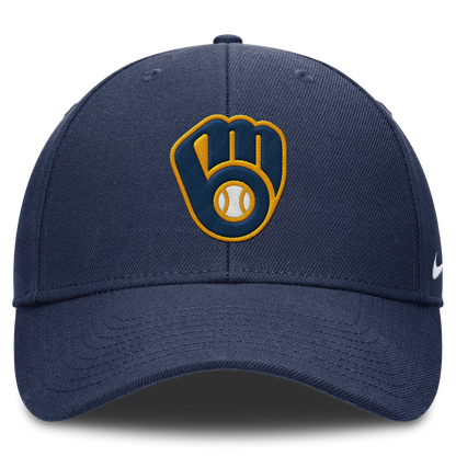 Milwaukee Brewers Nike Navy Club Adjustable Hat