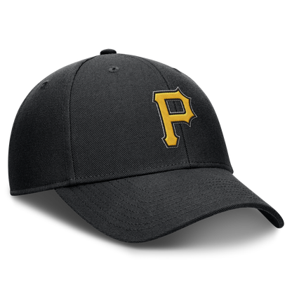 Pittsburgh Pirates Nike Black Club Adjustable Hat