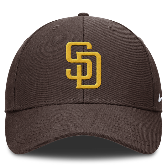 Gorra ajustable Nike Brown Club de los San Diego Padres