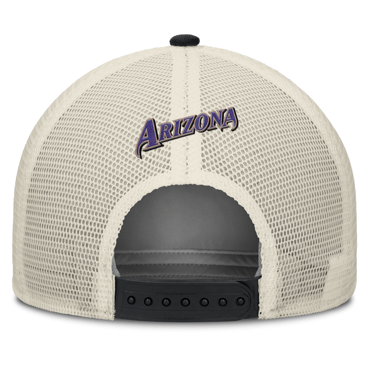 Arizona Diamondbacks Nike Rise Black Adjustable Snapback Trucker Hat