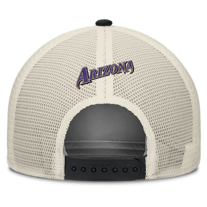 Arizona Diamondbacks Nike Rise Black Adjustable Snapback Trucker Hat