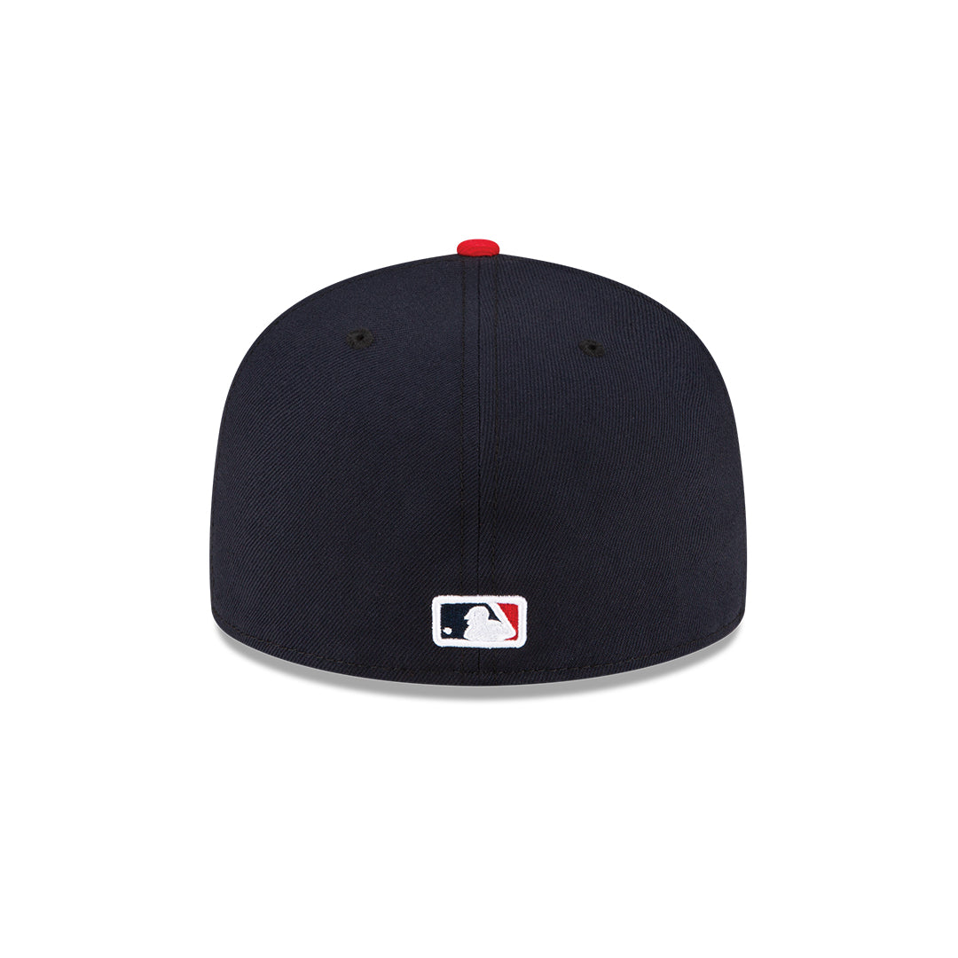 Men's Anaheim Angels New Era Navy/Red Alternate On-Field 59FIFTY Fitted Hat