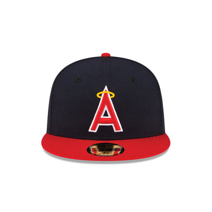 Men's Anaheim Angels New Era Navy/Red Alternate On-Field 59FIFTY Fitted Hat
