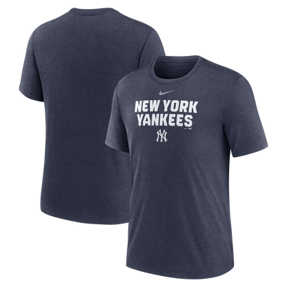 Men's New York Yankees Nike Heather Navy Good Wood T-Shirt