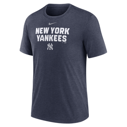 Men's New York Yankees Nike Heather Navy Good Wood T-Shirt