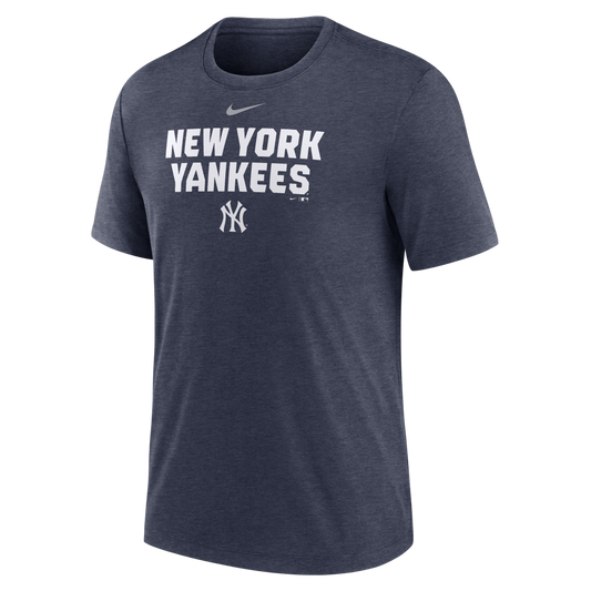 Men's New York Yankees Nike Heather Navy Good Wood T-Shirt