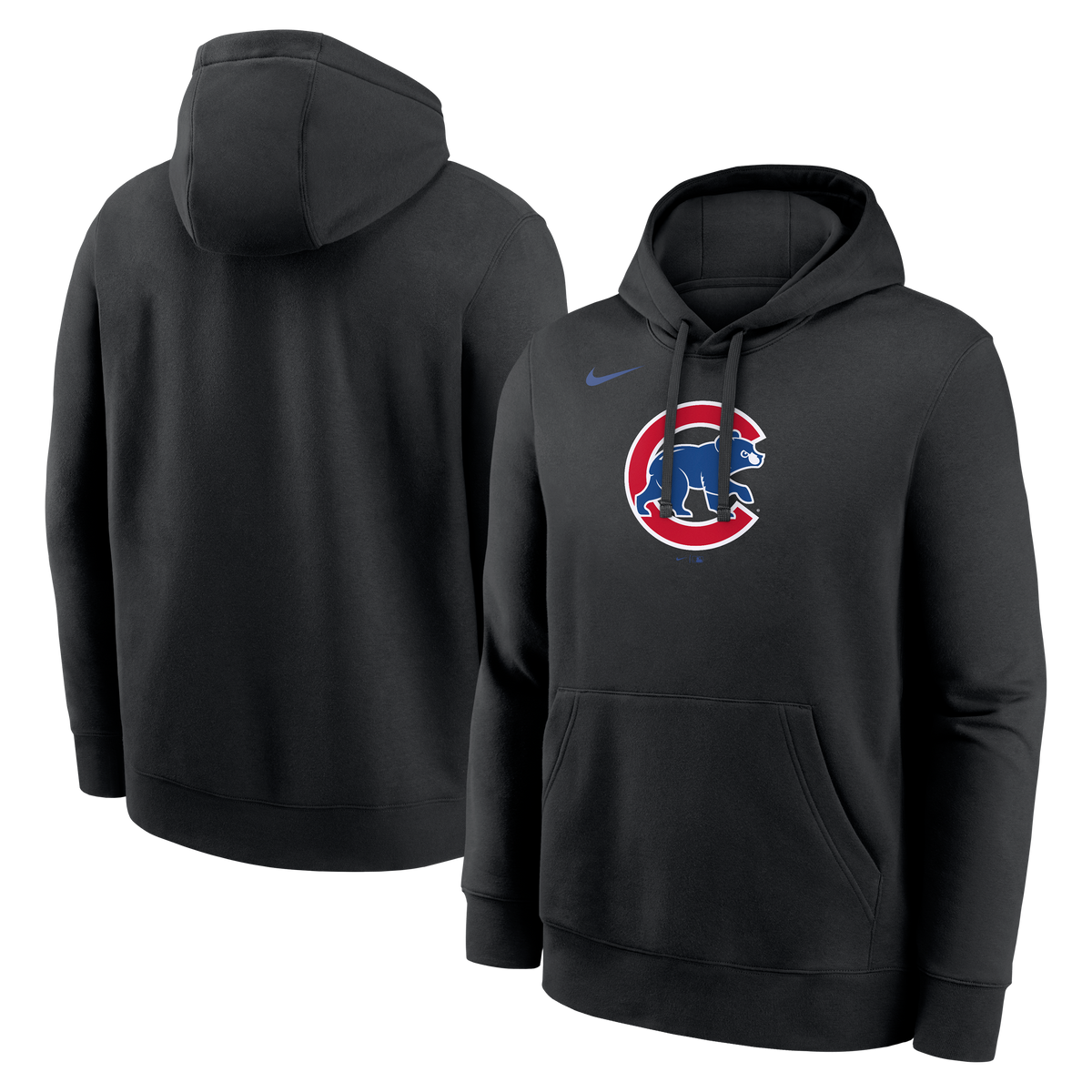Men's Chicago Cubs Nike Catch Black Hoodie