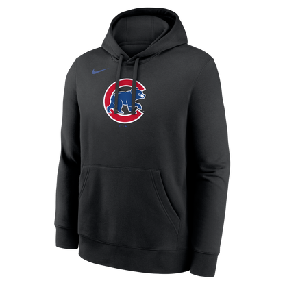 Men's Chicago Cubs Nike Catch Black Hoodie