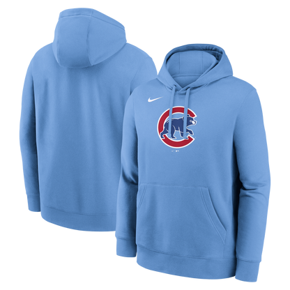 Sudadera con capucha Nike Inside Job Valor Blue de los Chicago Cubs para hombre