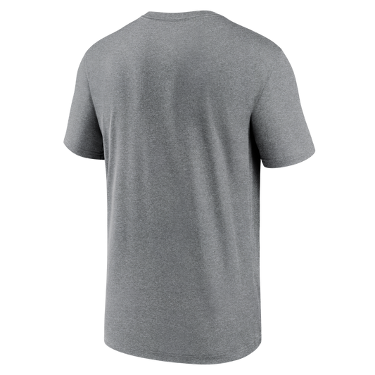 Camiseta gris Nike Dri-Fit de los New York Yankees para hombre con logo grande